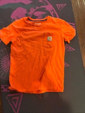 Carhartt Men's Pocket Tee in Vibrant Orange